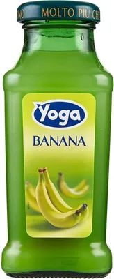 Produktbild von 24x Yoga Bar Banana Bananen Fruchtsaft Getränk Fruchtgeschmack Glasflasche 200ml fruit juice