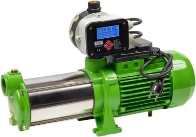 Produktbild von CHM GmbH Hauswasserwerk 24 L 10.000 L/h, Gartenpumpe Edelstahl  2100 Watt 7,8 Bar einstellbarer Druckschalter/Trockenlaufschutz