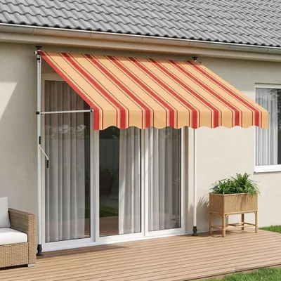 Produktbild von Manuell einziehbare Markise Mehrfarbig 150 x 115 x 300 cm - Markisen c3177