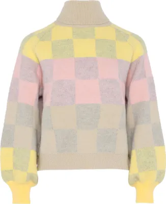 Immagine prodotto di Maglione da donna FENIA - a quadri grigi, XL/XXL