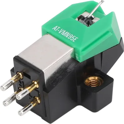 Image de POENVFPO Magnet Turntable ATVM95E Haute précision Dual Moving Magnet f��r ��performances sonores supérieures pour les amateurs de platines vinyles
