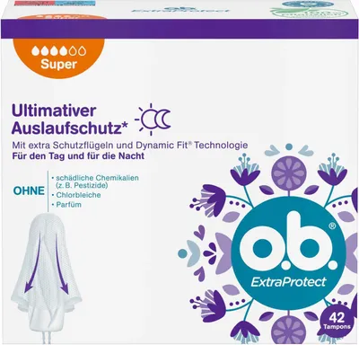 Immagine prodotto di Ob, ExtraProtect Super, assorbenti, 42 pezzi (TEDESCO)