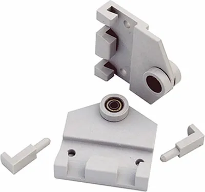 Produktbild von Magnetoplan 1111530S Rollhakenpaar umgebaut für Tafelaufhängung Wandschiene , untere Führung