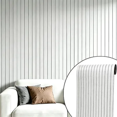 Selbstklebende PVC-Lamellen 300x40x0,3 cm 1,2 m² grau