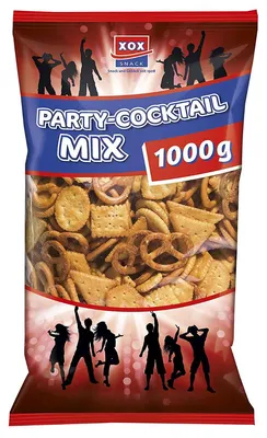 Produktbild von XOX Party Cocktailmix gesalzenes Laugen und Weizengebäck 1000g