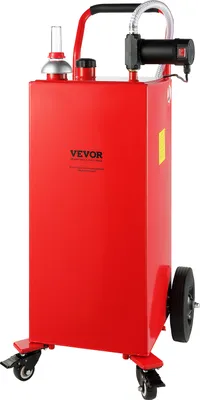Obrázok produktu pre VEVOR Palivový vozík 113,6 l kanister na palivo Kanister na benzín 561x563x1179 mm Nádrž na plyn 23,5 l/min Max. Prietok Náhradný kanister Nádrž na benzín Vhodný pre naftu Mazací olej Benzín