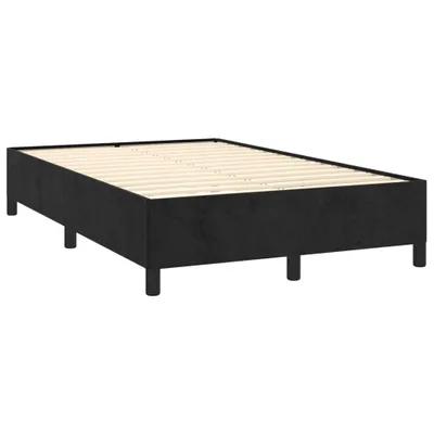 Obrázok produktu pre Posteľ bez matracom čierna 120x190 cm zamat