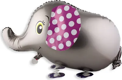 Produktbild von Folienballon Airwalker Elefant, ca. 82 x 46 cm