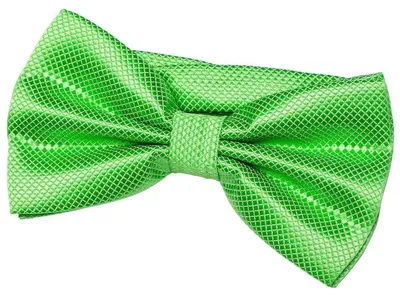 Produktbild von DonDon Herren Fliege 12 x 6 cm gebunden mit Hakenverschluss und größenverstellbar für besondere Anlässe grün