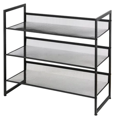 Produktbild von home24 Schuhregal - Schwarz - Metall