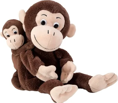 Produktbild von Beleduc 40440 - Mutter & Kind Handpuppe Cheeta & Bibi, Bewährt im Kindergarten