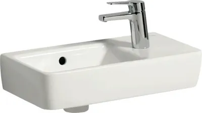 Produktbild von GEBERIT Handwaschbecken Renova Compact 50 cm Ablage rechts weiß 276250000