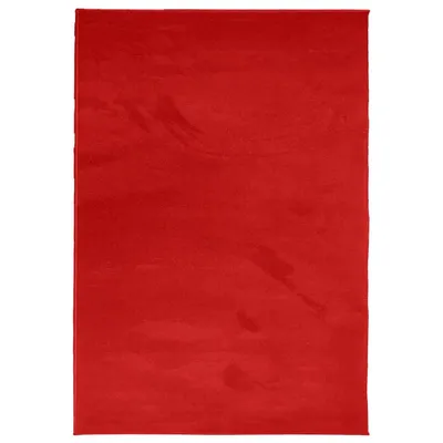 Produktbild von vidaXL Teppich OVIEDO Kurzflor Rot 140x200 cm