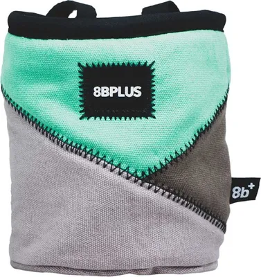 Chalkbag Probag von 8b+; grün und grau; für Kletterer; mit markantem Logo.