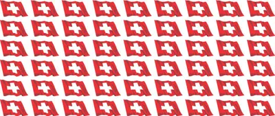 Produktbild von Mini Aufkleber Set - Pack wehend - 20x12mm - selbstklebender Sticker - Swiss-Schweiz - Flagge / Banner / Standarte fürs Auto, Büro, zu Hause und die Schule - 54 Stück