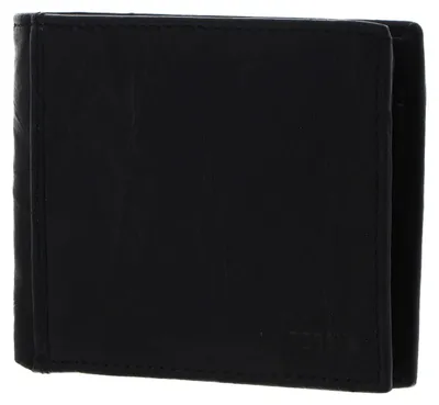 Productafbeelding van FOSSIL portemonnee Ingram Large Coin Pocket Black zwart