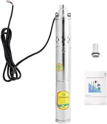 Obrázek produktu pro Solární ponorné čerpadlo – výkon 370 W a výtlak 65 metrů – vhodné pro zavlažování