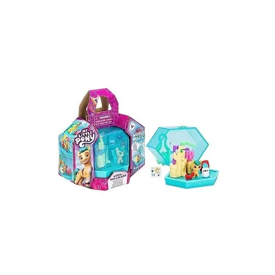 Zdjęcie produktu dla Kucyk My Little Pony Mini World, magiczny kryształ, breloczek z kucykiem i akcesoriami, zabawka dla dzieci od 5 roku życia