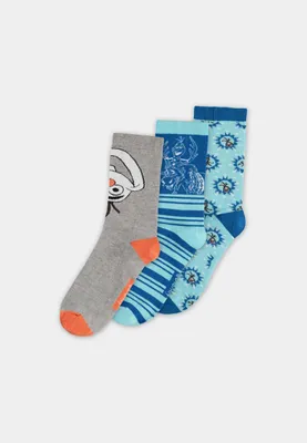 Produktbild von Die Eiskönigin Socken Uni Olaf - 3er Pack multicolor EU 35-38