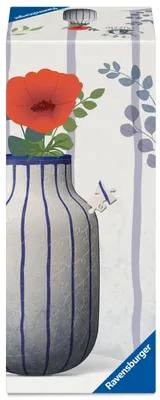 Produktbild von 3D Puzzle Vase Stripes Blue
