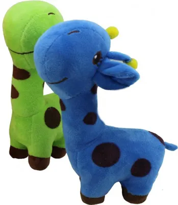 Obrázek produktu pro Plyšová žirafka 20cm Antonína modrá