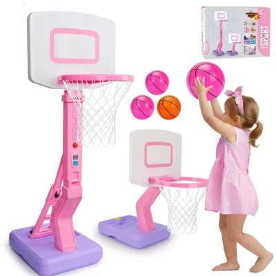 Obrázok produktu pre Nastaviteľný basketbalový kôš pre deti s výškou 69-140 cm