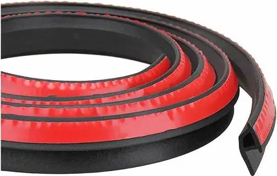 Obrázek produktu pro Těsnění dveří, délka 4 m, pro automobilové dveře, guma, černé