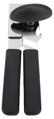 Immagine prodotto di Apriscatole manuale, in acciaio inossidabile con impugnatura in TPR, multifunzione, utensile da cucina per campeggio