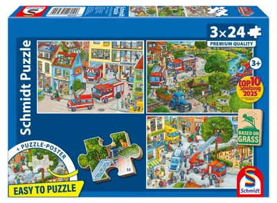 Image de Schmidt Spiele 56580, 24 pièces, Ville, 3 ans/ans