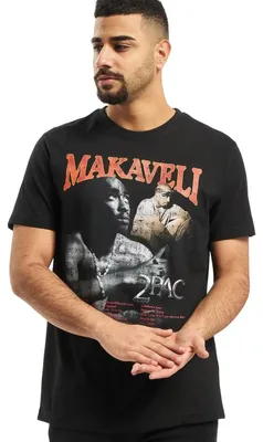 Produktbild von Mister Tee - "Makaveli" T-Shirt für Herren TN3268 (4XL) (Schwarz)