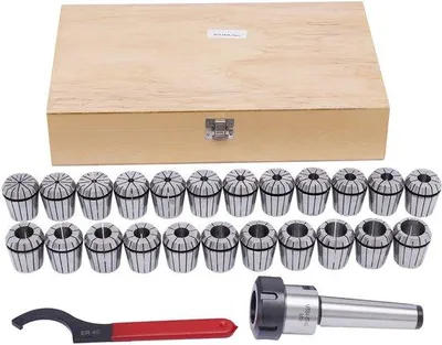 Image de Jeu de ressorts de précision - Précision de 0,02 mm - Acier à ressort - Pour usinage des métaux et du bois - Fraiseuse CNC
