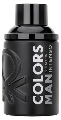 Produktbild von Benetton Colors Man Black Intenso Eau de Parfum 60 ml – Herrenparfum mit holzig-würzigem Duft