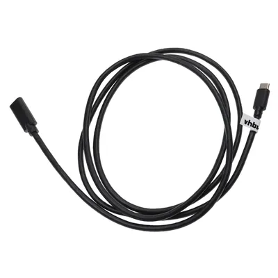 Produktbild von vhbw USB-C Verlängerungskabel für Notebook, Tablet - Kabel Schwarz, 15,4 cm
