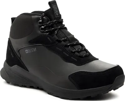 Produktbild von Herren Trekking-Schuhe Mit Fleecefutter Schwarz Big Star MM174334 43