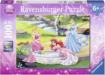 Image de Puzzle Ravensburger - Princesses Disney, 100 pièces