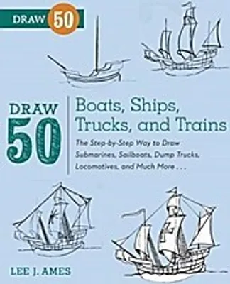 Obrázok produktu pre Draw 50 Boats, Ships, Trucks, and Trains