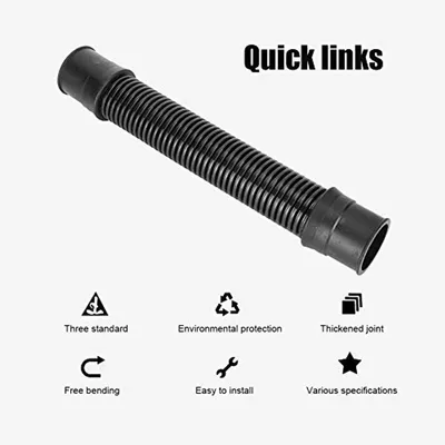 Flexible gewellte Schlauch für Teich und Aquarium - 40mm (0.3m)
