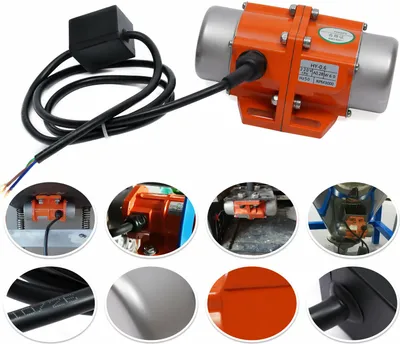 Image de 1 phase 60W 3000RPM Moteur asynchrone Moteur vibrant Moteur électrique Moteur à courant continu Moteur à balourds