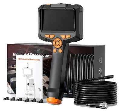 Obrázok produktu pre Endoskopická kamera, rozlíšenie 1080p, vodotesná konštrukcia, 4,3-palcový objektív, 8 mm, 5 M
