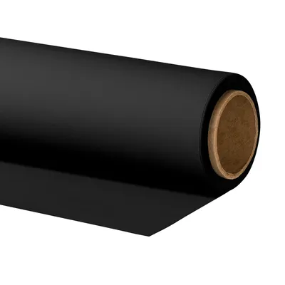 Image de Walimex pro Papier Fond Studio - 1,35 x 10 m Noir - Fond Photo Papier - 160 g/m² - Toile de fond Sans reflets - Haute résistance - Accessoires de Photographie Shooting YouTube Créateur de contenus