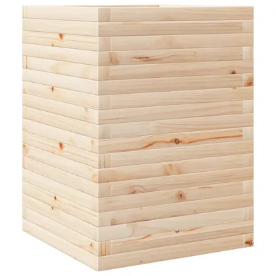 Image de Jardinière 50x50x68,5 cm bois de pin massif