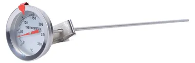 Kochthermometer 30,5 cm RVS-Sonde mit Clip