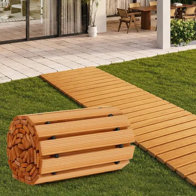 Productafbeelding van Opvouwbaar Houten Tuinpad, 250 cm