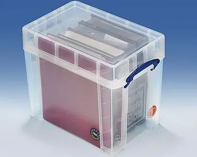Produktbild von Reachly Nützlich - Storage Box RU 19LTR 395x255x330mm transport weiß | Schrumpfung ein 1 Stück