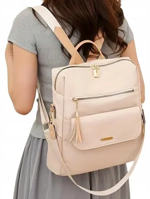 Image de Likado L577 Sac à dos et sac à main 2-en-1 crème