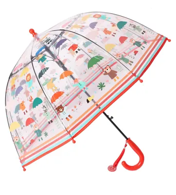 Immagine prodotto di Ombrello trasparente per bambini, con manico