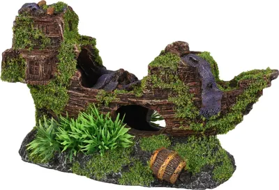 Obrázek produktu pro Dekorace umělá- vrak 18x7x10cm Flamingo