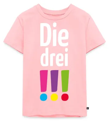 Produktbild von Spreadshirt Die Drei Ausrufezeichen Logo Kinder Premium T-Shirt, 134/140 (8 Jahre), Rosa