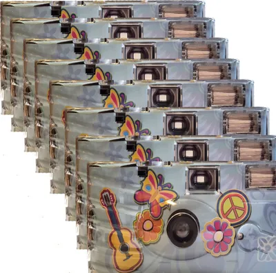 Produktbild von 8 x Sonderposten Einwegkamera Flower Power MHD 03.2026