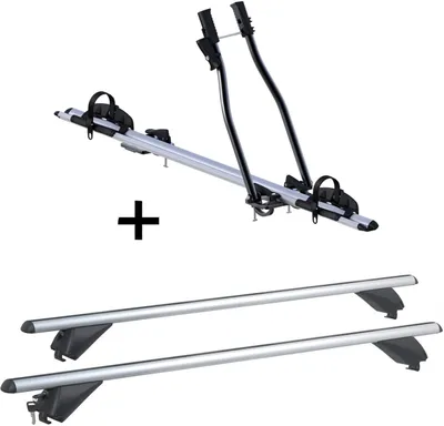 Produktbild von Fahrradträger SAGITTAR + Alu Dachträger RB003 kompatibel mit für Ford Mondeo Kombi (5Türer) 2012-2014